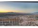 Stunning sunset and city views from under construction home at 607 Grand Rim Dr, Henderson, NV 89012