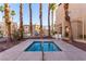 Community spa with seating; a relaxing amenity at 6885 Tamarus St # 201, Las Vegas, NV 89119