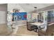 Bright dining area with built-in seating and large windows at 7436 Oak Grove Ave, Las Vegas, NV 89117