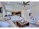 Living room with sectional sofa and coffee table at 859 Benning St, Henderson, NV 89011