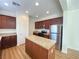 Spacious kitchen with island and stainless steel appliances at 8970 College Green St, Las Vegas, NV 89148