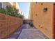 Small backyard with paved patio and gravel at 9378 Hilgard Ave, Las Vegas, NV 89178