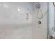 Clean shower with updated fixtures and wall surround at 9378 Hilgard Ave, Las Vegas, NV 89178