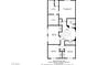 Second-floor layout with primary bedroom, two additional bedrooms, and laundry at 9635 Stoney Mesa Ct, Las Vegas, NV 89139