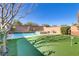 Refreshing pool and spa with waterfall features at 9635 Stoney Mesa Ct, Las Vegas, NV 89139