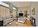 Sunlit living room with hardwood floors and comfortable seating at , Las Vegas, NV 89148