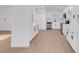 Modern white kitchen with stainless steel appliances at 2028 Hassell Ave, North Las Vegas, NV 89032