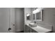 Updated bathroom with a modern vanity and a new bathtub at 2300 E Silverado Ranch Blvd # 1151, Las Vegas, NV 89183