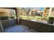 Private patio with views of the community courtyard at 2300 E Silverado Ranch Blvd # 1151, Las Vegas, NV 89183