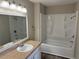 Clean bathroom, featuring a bathtub and vanity at 2700 N Rainbow Blvd # 2081, Las Vegas, NV 89108