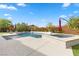 Relaxing pool and spa with patio seating at 286 Chartan Ave, Las Vegas, NV 89183