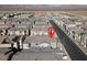 Aerial view showing townhome location within a new community at 2905 Bahama Yellow Ave, North Las Vegas, NV 89086