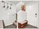 Inviting entryway with shoe storage and staircase at 2905 Bahama Yellow Ave, North Las Vegas, NV 89086
