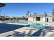 Community pool and spa with adjacent restrooms and seating at 2905 Bahama Yellow Ave, North Las Vegas, NV 89086