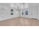 Bright living room with hardwood floors and a chandelier at 3049 Cedar St, Las Vegas, NV 89104