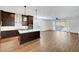 Modern kitchen with stainless steel appliances and white countertops at 395 Nine Mile Creek Dr, Las Vegas, NV 89138