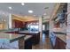 Gourmet kitchen with granite countertops and stainless steel appliances at 4638 Evan Ridge Ct, Las Vegas, NV 89129