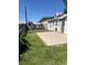Backyard featuring green grass and a concrete patio at 509 5Th St, Boulder City, NV 89005