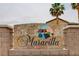 Maravilla community entrance sign at 5648 Ancient Agora St, North Las Vegas, NV 89031