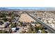 Aerial view showing house, large lot, and surrounding neighborhood at 5785 W Russell Rd, Las Vegas, NV 89118