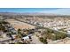 Aerial view showing house, large lot, and surrounding neighborhood at 5785 W Russell Rd, Las Vegas, NV 89118