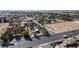 Aerial view showing a house on a large lot, with roads and neighboring properties visible at 5785 W Russell Rd, Las Vegas, NV 89118