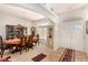 Formal dining room with wood furniture and chandelier at 6781 Southgate St, Pahrump, NV 89061