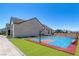 Private backyard basketball court at 8838 Sorrel Hills Ct, Las Vegas, NV 89113
