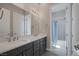 Bathroom with double vanity and shower/tub combo at 8838 Sorrel Hills Ct, Las Vegas, NV 89113