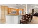 Spacious kitchen with granite countertops and ample cabinetry at 993 Starlight Terrace Way, Mesquite, NV 89034