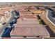 Modern single-story home with tile roof and backyard at 11707 Hatchling Ave, Las Vegas, NV 89138
