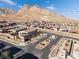 Aerial view of community entrance with signage and landscaping at 11707 Hatchling Ave, Las Vegas, NV 89138