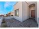 Front entrance with brick pavers and modern door at 11707 Hatchling Ave, Las Vegas, NV 89138