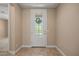 Bright entryway with tile flooring and an interior door with glass at 1359 Skylight Way, Mesquite, NV 89034