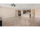 Spacious kitchen with an island and stainless steel appliances at 1359 Skylight Way, Mesquite, NV 89034