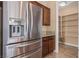Stainless steel refrigerator with water and ice dispenser at 1359 Skylight Way, Mesquite, NV 89034