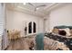 Bedroom with a comfortable bed, a built-in desk, and plenty of natural light at 2 Yorkridge Ct, Henderson, NV 89052