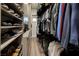 Large walk-in closet with ample shelving and hanging space at 2 Yorkridge Ct, Henderson, NV 89052