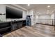 Game room with large TV, arcade game and loft views at 2 Yorkridge Ct, Henderson, NV 89052