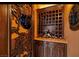 Custom wine cellar with ample storage and decorative accents at 2 Yorkridge Ct, Henderson, NV 89052