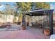 Cozy backyard gazebo with seating and fire pit at 2024 Shadow Brook Way, Henderson, NV 89074