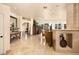 Spacious living area with stone fireplace and large windows at 2204 Glenbrook Way, Las Vegas, NV 89117