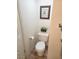Small bathroom with toilet and decorative accents at 3550 Bay Sands Dr # 2048, Laughlin, NV 89029