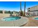 Community hot tub with surrounding lounge chairs at 3550 Bay Sands Dr # 2048, Laughlin, NV 89029