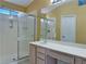 Bathroom boasts a large vanity, walk-in shower, and updated fixtures at 3760 Yorba Linda Dr, Las Vegas, NV 89122