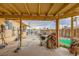 View of back patio with outdoor grill and additional seating at 4214 Bay Cir, Las Vegas, NV 89122