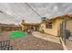 View of backyard with a rock landscape at 4214 Bay Cir, Las Vegas, NV 89122