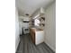 Galley kitchen with wood laminate counters at 521 S Maryland Pkwy # A10, Las Vegas, NV 89101