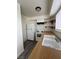 Simple kitchen, white appliances, wood laminate counters at 521 S Maryland Pkwy # A10, Las Vegas, NV 89101