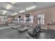 Well-equipped fitness center with treadmills, elliptical machines, and other exercise equipment at 700 Carnegie St # 2313, Henderson, NV 89052